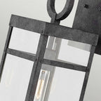 QN-PORTER-L-DZ Porter 1 Light Large Wall Lantern Aged Zinc