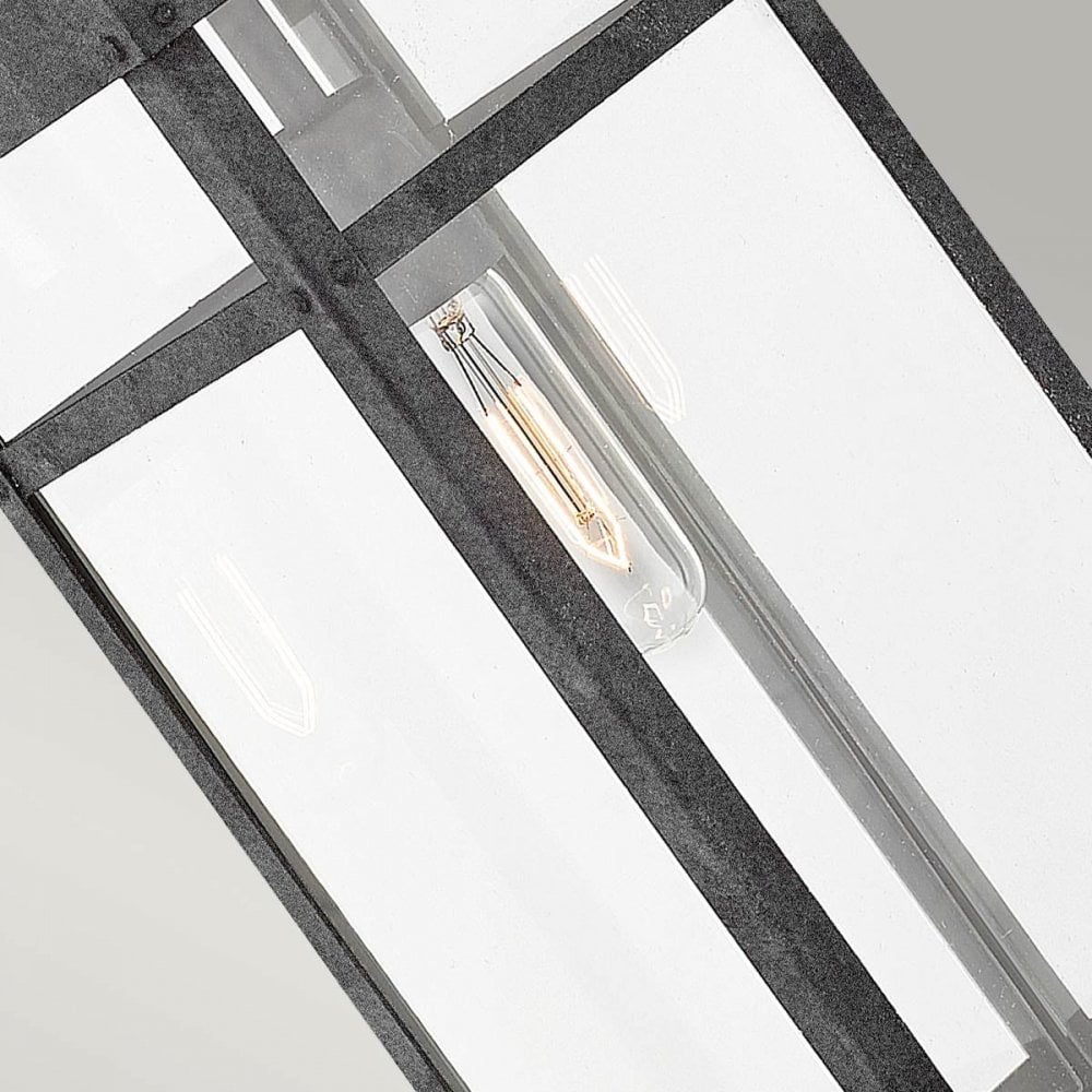 QN-PORTER-L-DZ Porter 1 Light Large Wall Lantern Aged Zinc