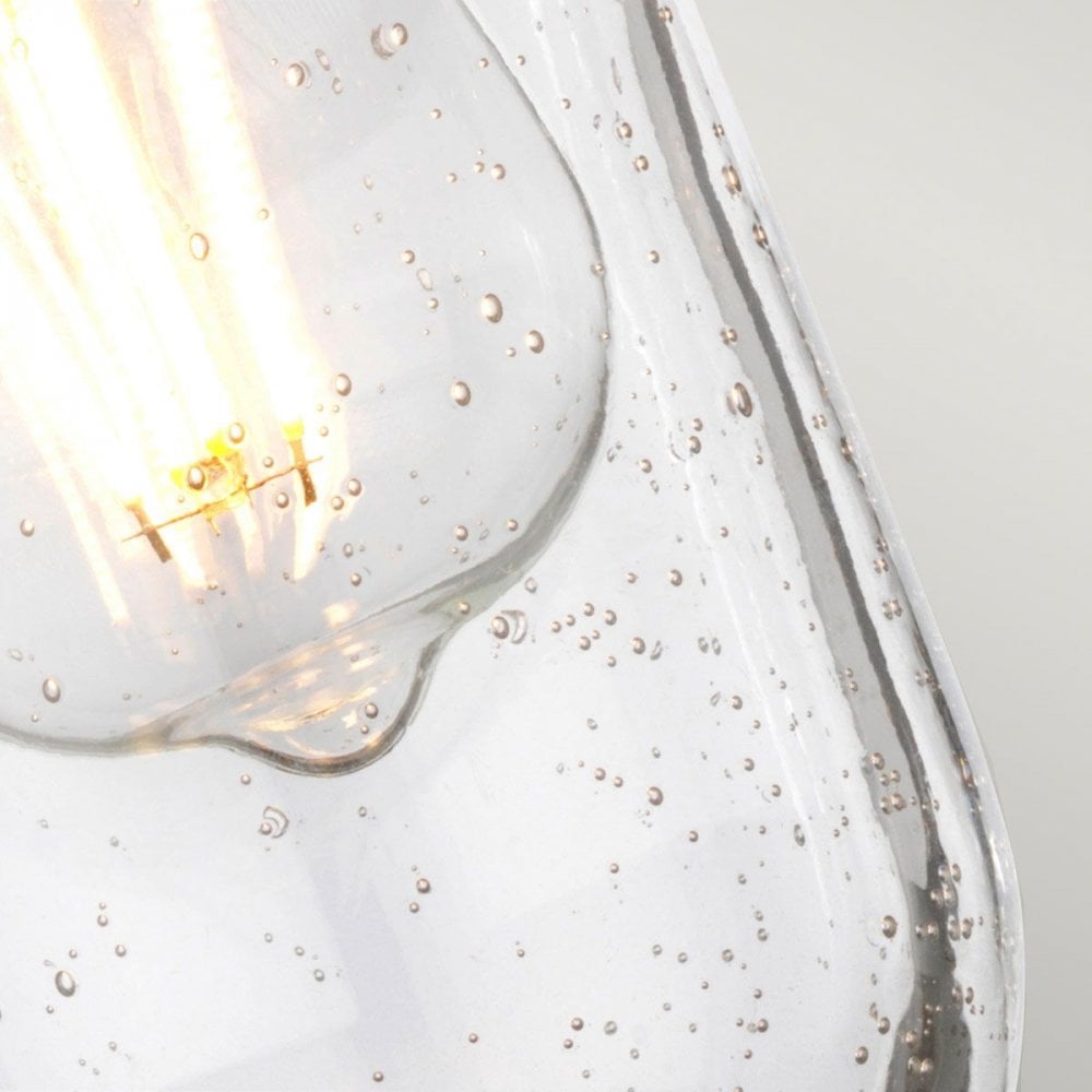 QN-RIGBY1-BATH-AN Rigby 1 Light Wall Light - Antique Nickel Antique Nickel & Heritage Brass