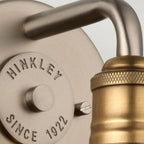 QN-RIGBY1-BATH-AN Rigby 1 Light Wall Light - Antique Nickel Antique Nickel & Heritage Brass