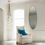 QN-SKYE-6P Skye 6 Light Pendant Heritage Brass