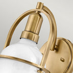 QN-SOMERSET1-HB Somerset 1 Light Wall Light - Brass