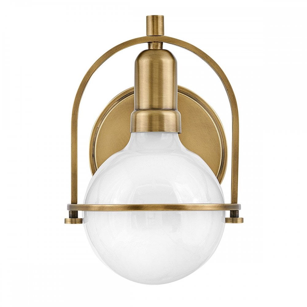 QN-SOMERSET1-HB Somerset 1 Light Wall Light - Brass