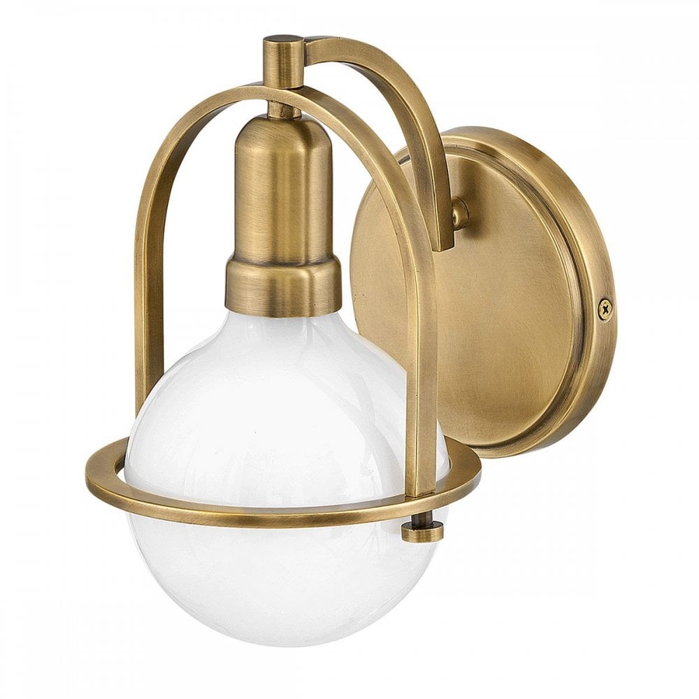 QN-SOMERSET1-HB Somerset 1 Light Wall Light - Brass