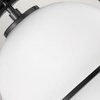 QN-SOMERSET-F-O-BK Somerset 1 Light Flush - Black