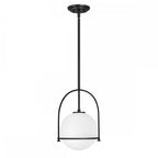 QN-SOMERSET-P-O-BK Somerset 1 Light Medium Pendant - Black