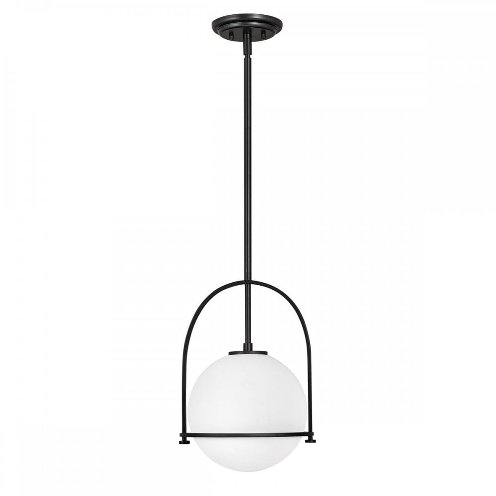 QN-SOMERSET-P-O-BK Somerset 1 Light Medium Pendant - Black