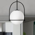 QN-SOMERSET-P-O-BK Somerset 1 Light Medium Pendant - Black