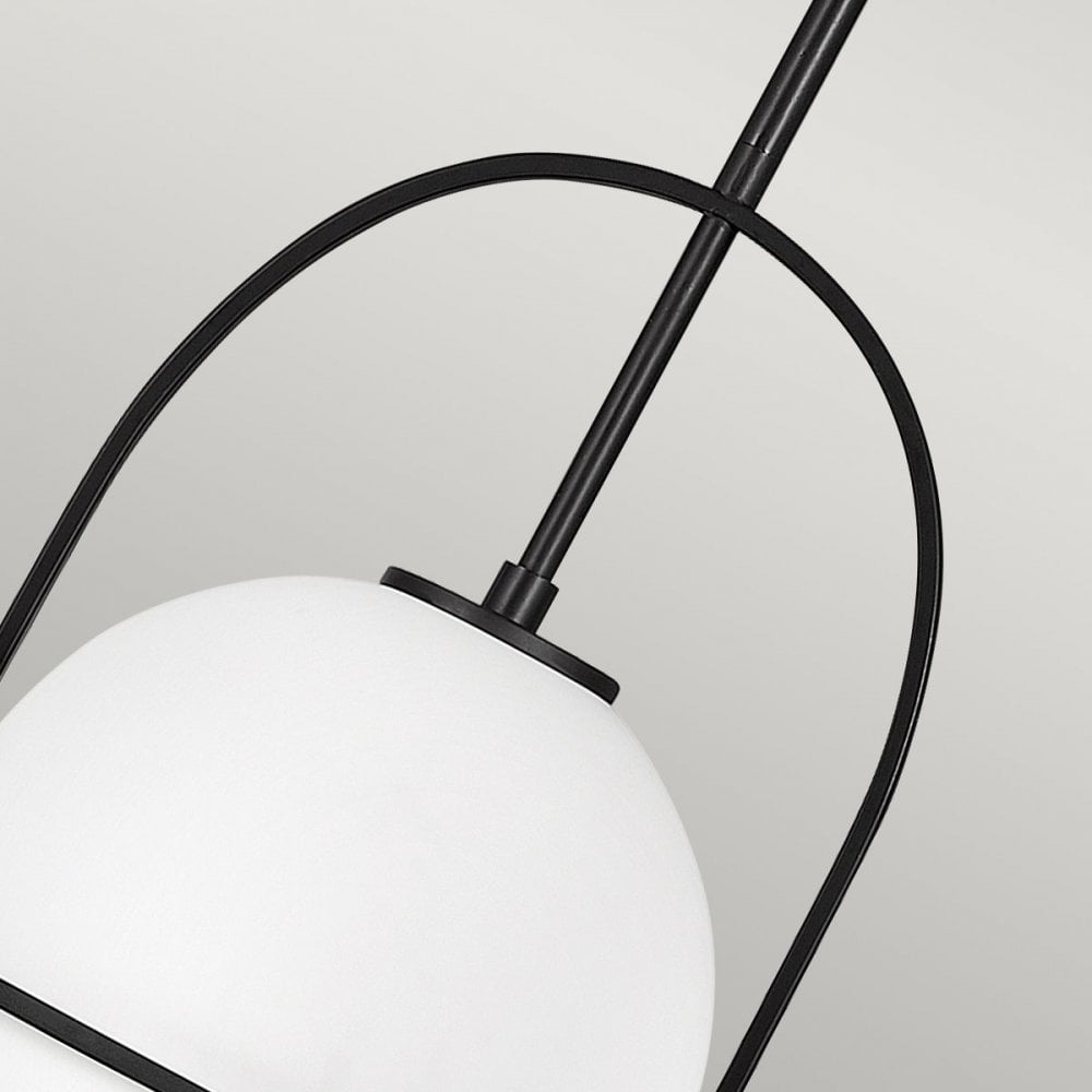 QN-SOMERSET-P-O-BK Somerset 1 Light Medium Pendant - Black