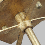 QN-THAYER-SF-ADB Thayer 4 Light Semi-Flush Antique Gild