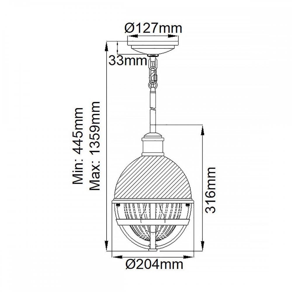 QN-TOLLIS-MP-NBR Tollis 1 Light Mini Pendant - Brass/White