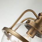 QN-TRIOCENT-P-NBR Triocent 1 Light Pendant/ Semi-Flush - Brass