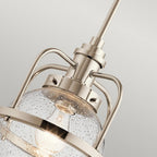 QN-TRIOCENT-P-PN Triocent 1 Light Pendant/ Semi-Flush- Nickel