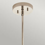 QN-TRIOCENT-P-PN Triocent 1 Light Pendant/ Semi-Flush- Nickel