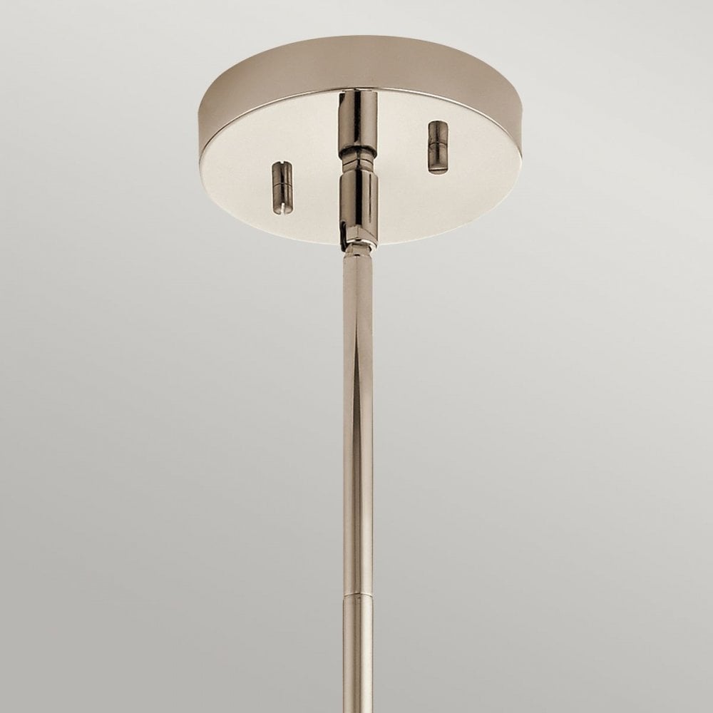 QN-TRIOCENT-P-PN Triocent 1 Light Pendant/ Semi-Flush- Nickel