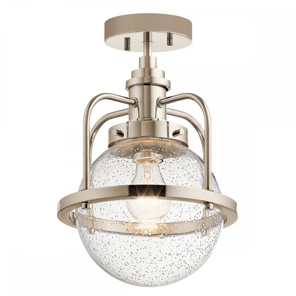QN-TRIOCENT-P-PN Triocent 1 Light Pendant/ Semi-Flush- Nickel