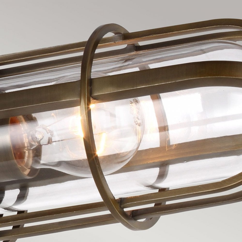 QN-URBANREST-3SF Urban Restoration 3 Light Semi Flush Dark Antique Brass
