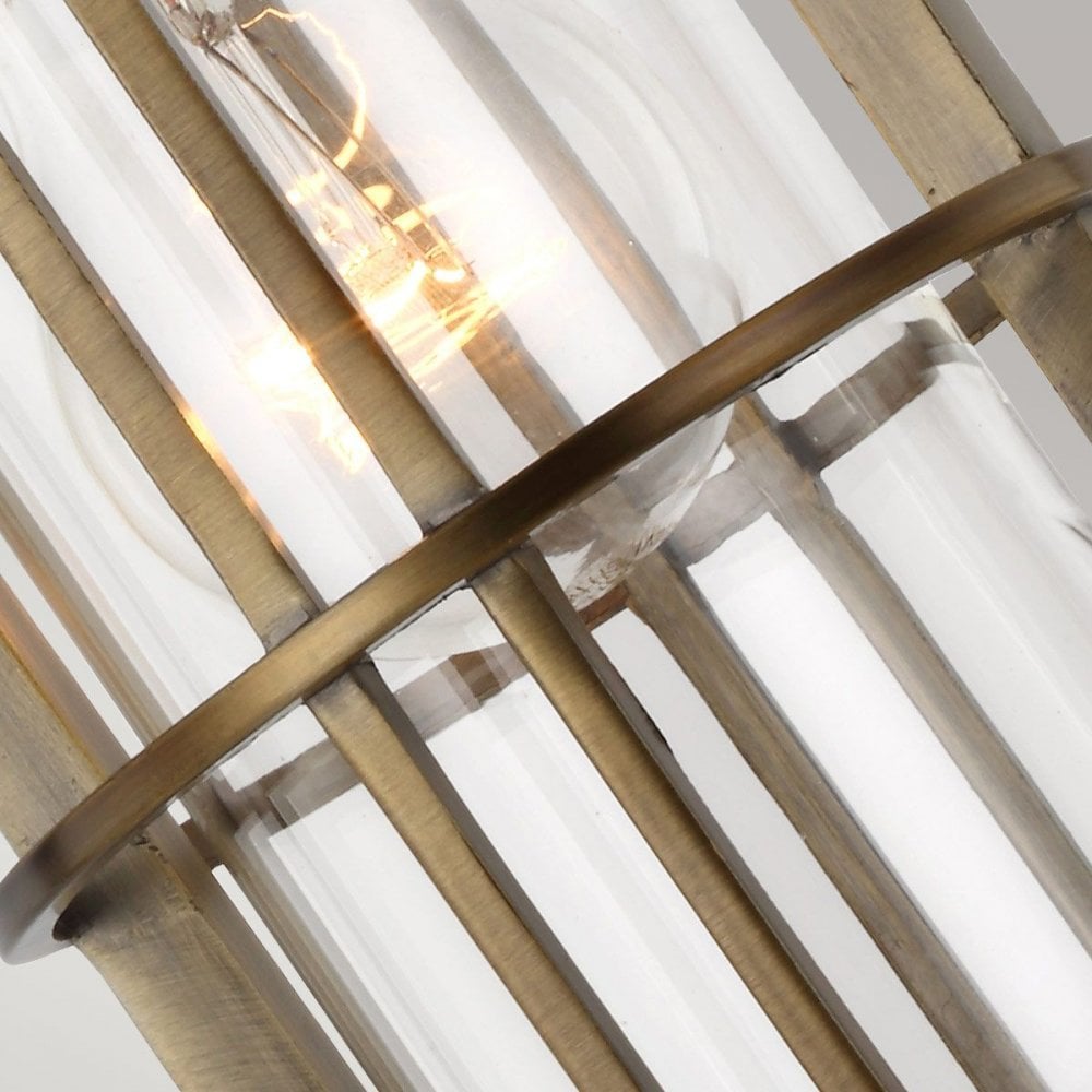 QN-URBANREST-MP Urban Restoration 1 Light Pendant Dark Antique Brass