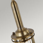 QN-URBANREST-MP Urban Restoration 1 Light Pendant Dark Antique Brass