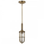QN-URBANREST-MP Urban Restoration 1 Light Pendant Dark Antique Brass