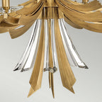 QN-VIDA6 Vida 6 Light Chandelier Burnished Gold