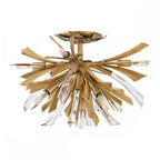QN-VIDA-9F Vida 9 Light Semi Flush Light Burnished Gold