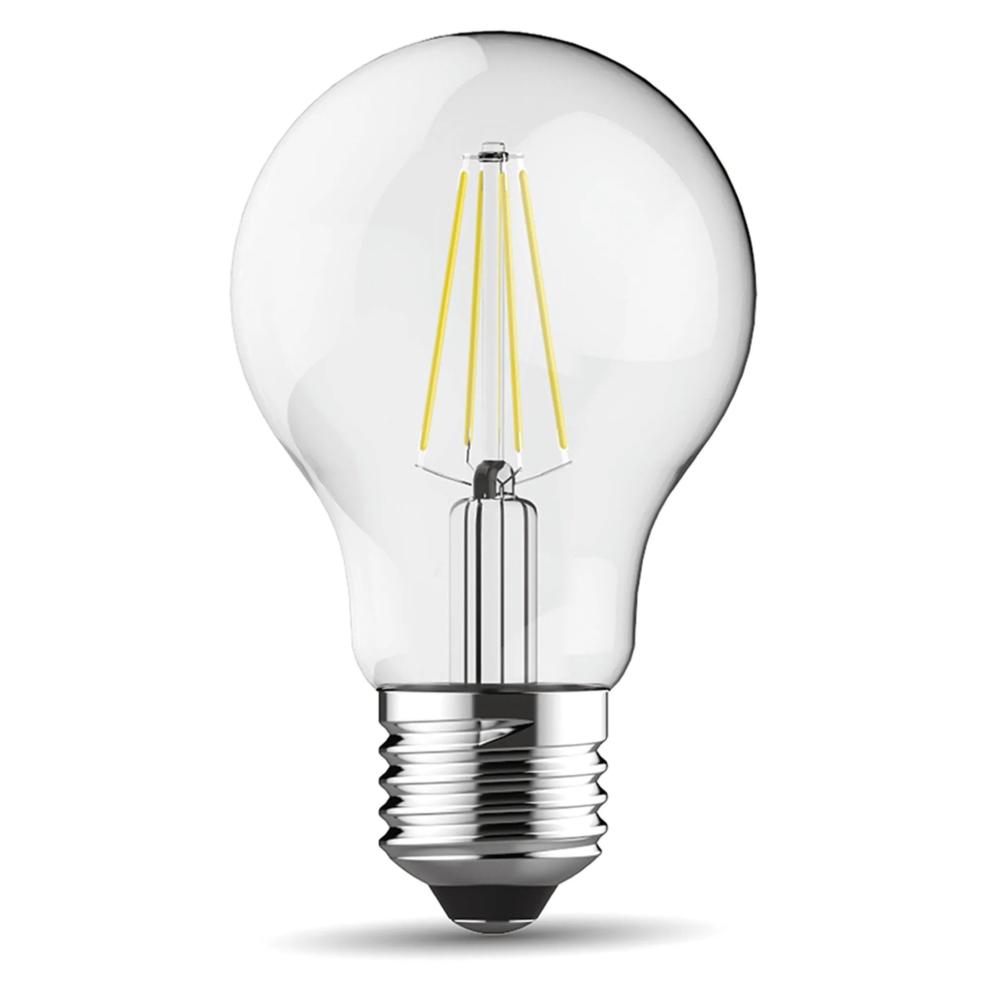 Luxram 763111252 Pack Of 5 E27 GLS LED Dimmable 6.5W Cool White 4000K