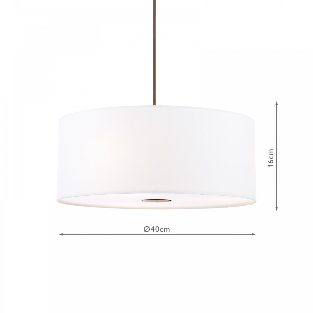 ISL6515 Isla Easy Fit Pendant Ivory Shade 40cm