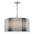 NET0363 Netra 3 Light Pendant Satin Bronze and Ivory
