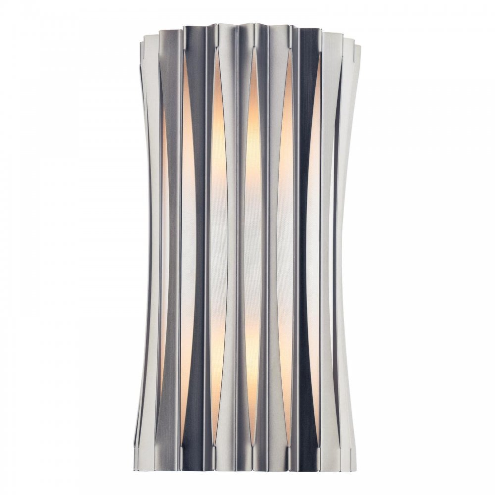 NET0963 Netra 2 Light Wall Light Satin Bronze and Ivory