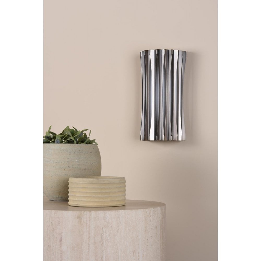 NET0963 Netra 2 Light Wall Light Satin Bronze and Ivory