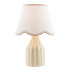 AIM4129 Aimee Twin Pack Table Lamp Taupe Ceramic With Shade