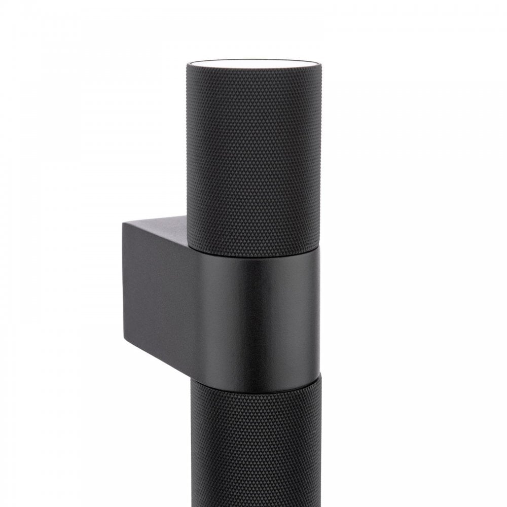 OBI3222 Obi 2 Light Outdoor Wall Light Matt Black IP54