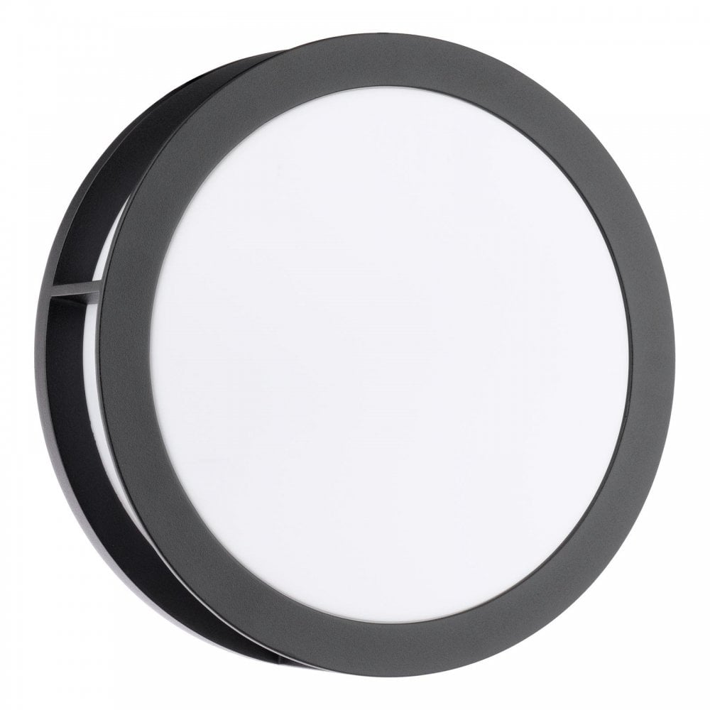 RAT5022 Ratana Outdoor Wall Light Matt Black and Opal IP44