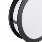 RAT5022 Ratana Outdoor Wall Light Matt Black and Opal IP44
