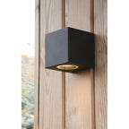 TIV3222 Tiva Outdoor Wall Light Matt Black IP54