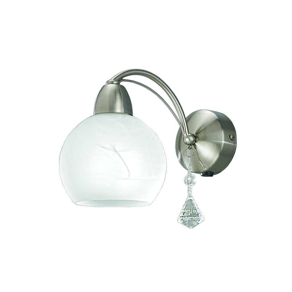 FL2277/1 Thea 1 Light Wall Bracket Satin Nickel (S)