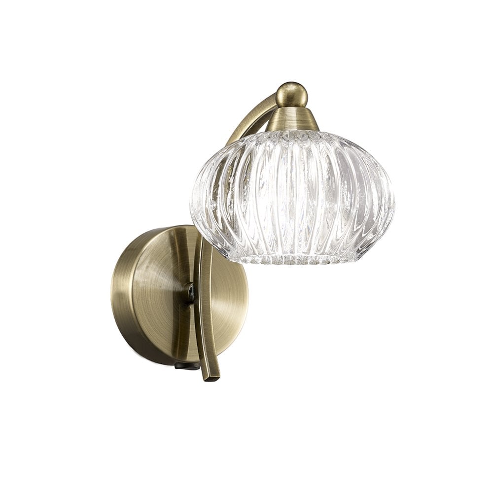 FL2336/1 Ripple 1 Light Wall Bracket Bronze (S)