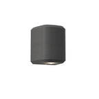 1513010 Brixham Outdoor Single Wall Light Charcoal Concrete