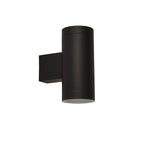 19082BK 2 Light Outdoor Up Down Light With Dusk Till Dawn Sensor Black (S)