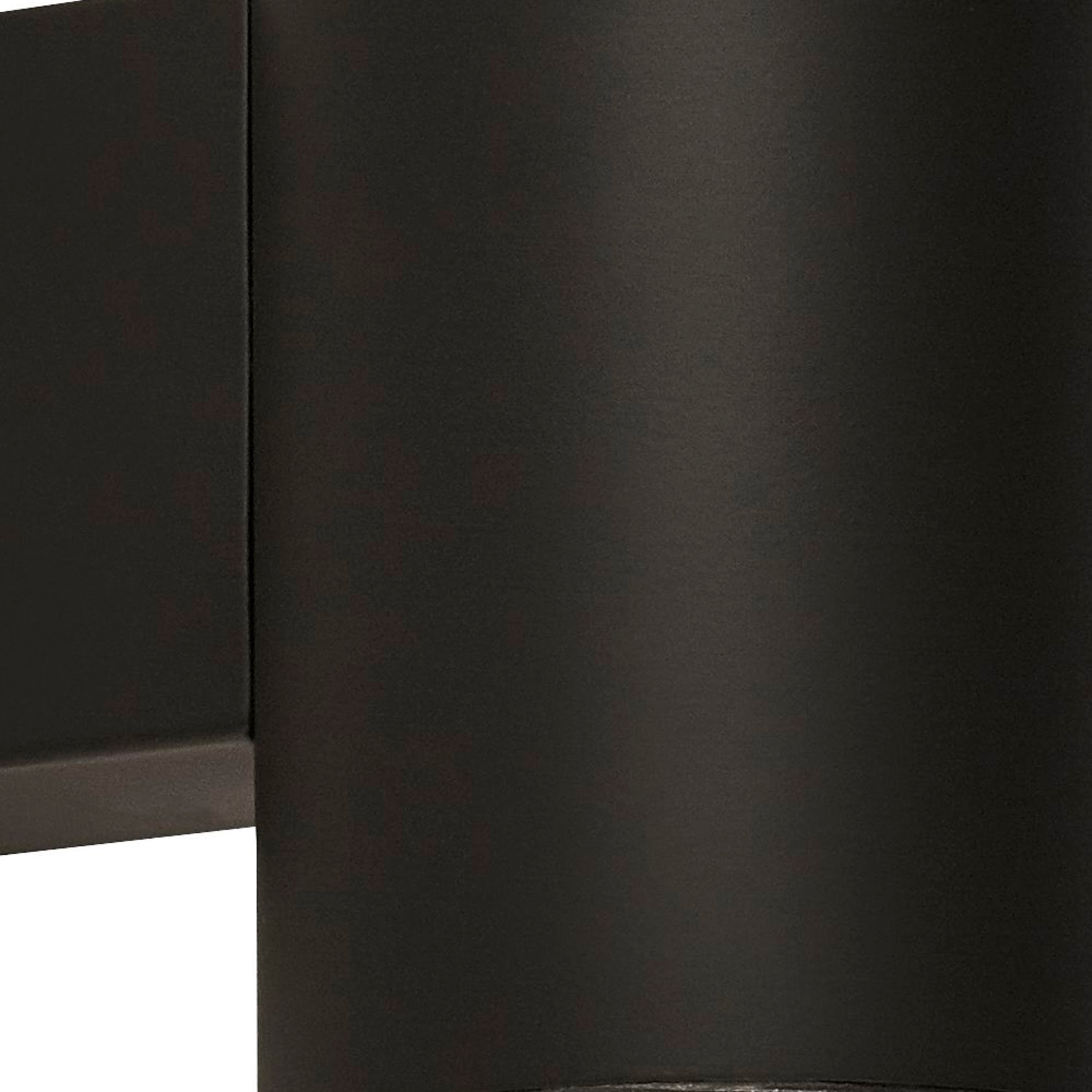 19082BK 2 Light Outdoor Up Down Light With Dusk Till Dawn Sensor Black