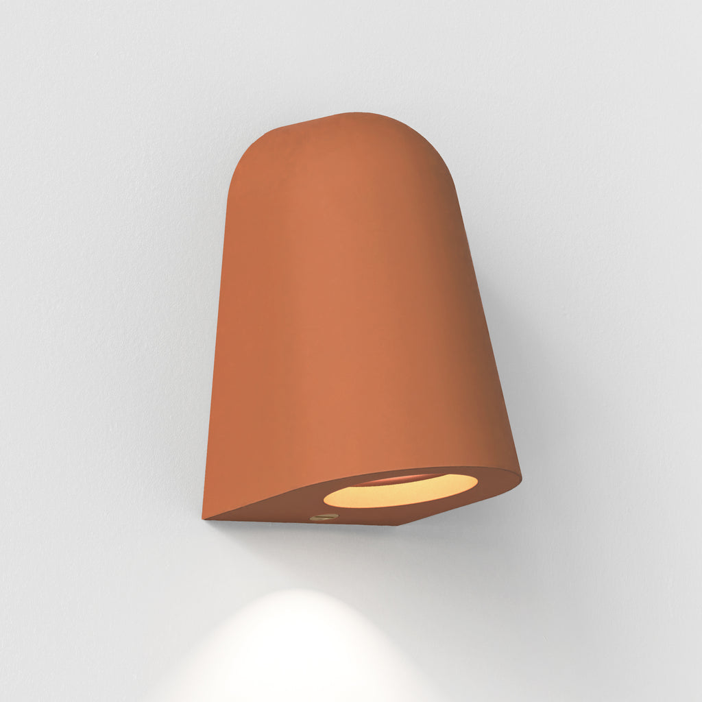 1317029 Mast Outdoor Wall Light Terracotta Concrete