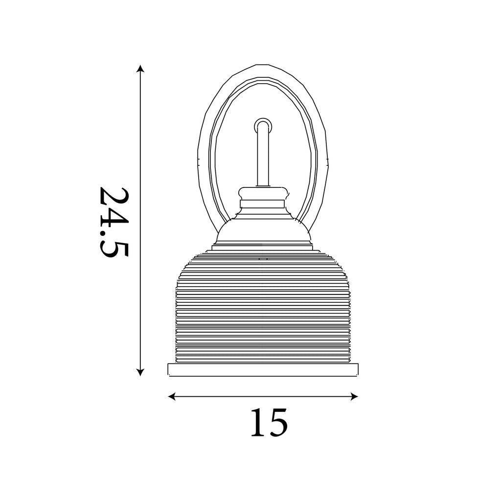 2671-1AB Bistro II - 1 Light Wall Bracket Antique Brass Halophane Glass