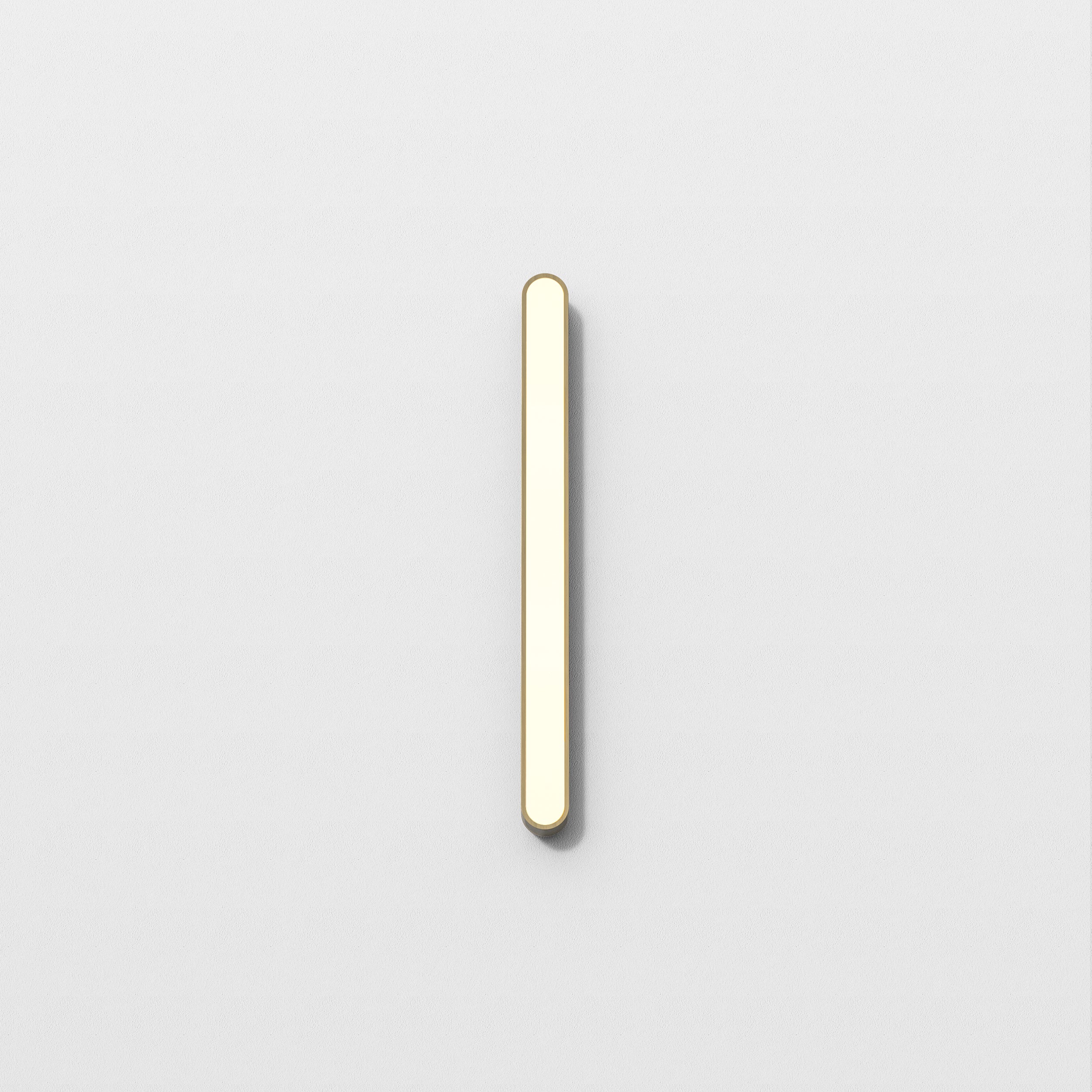 1440018 Atticus 600 3000K LED Bathroom Wall Light Matt Brushed Brass