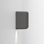 1513010 Brixham Outdoor Single Wall Light Charcoal Concrete
