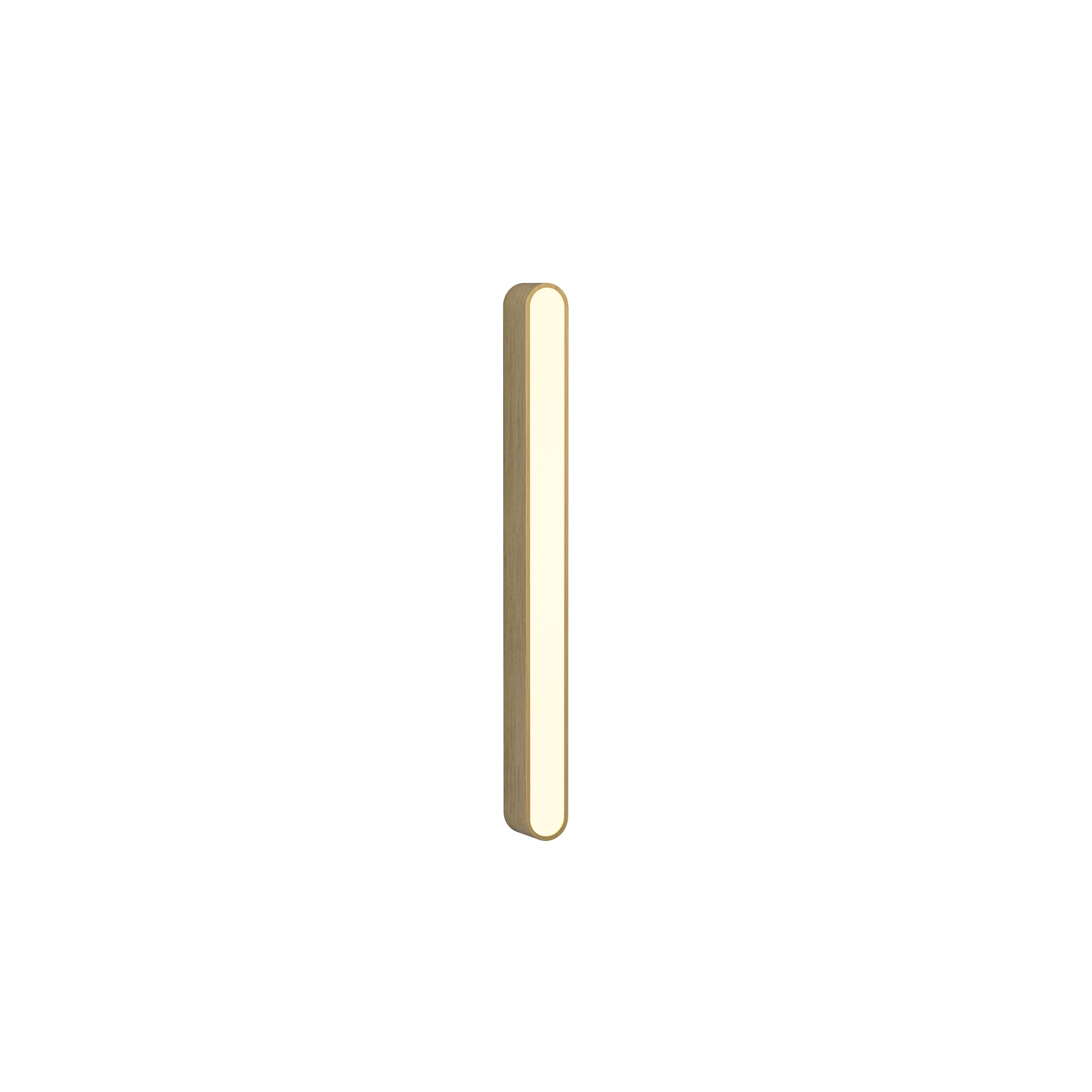 1440018 Atticus 600 3000K LED Bathroom Wall Light Matt Brushed Brass