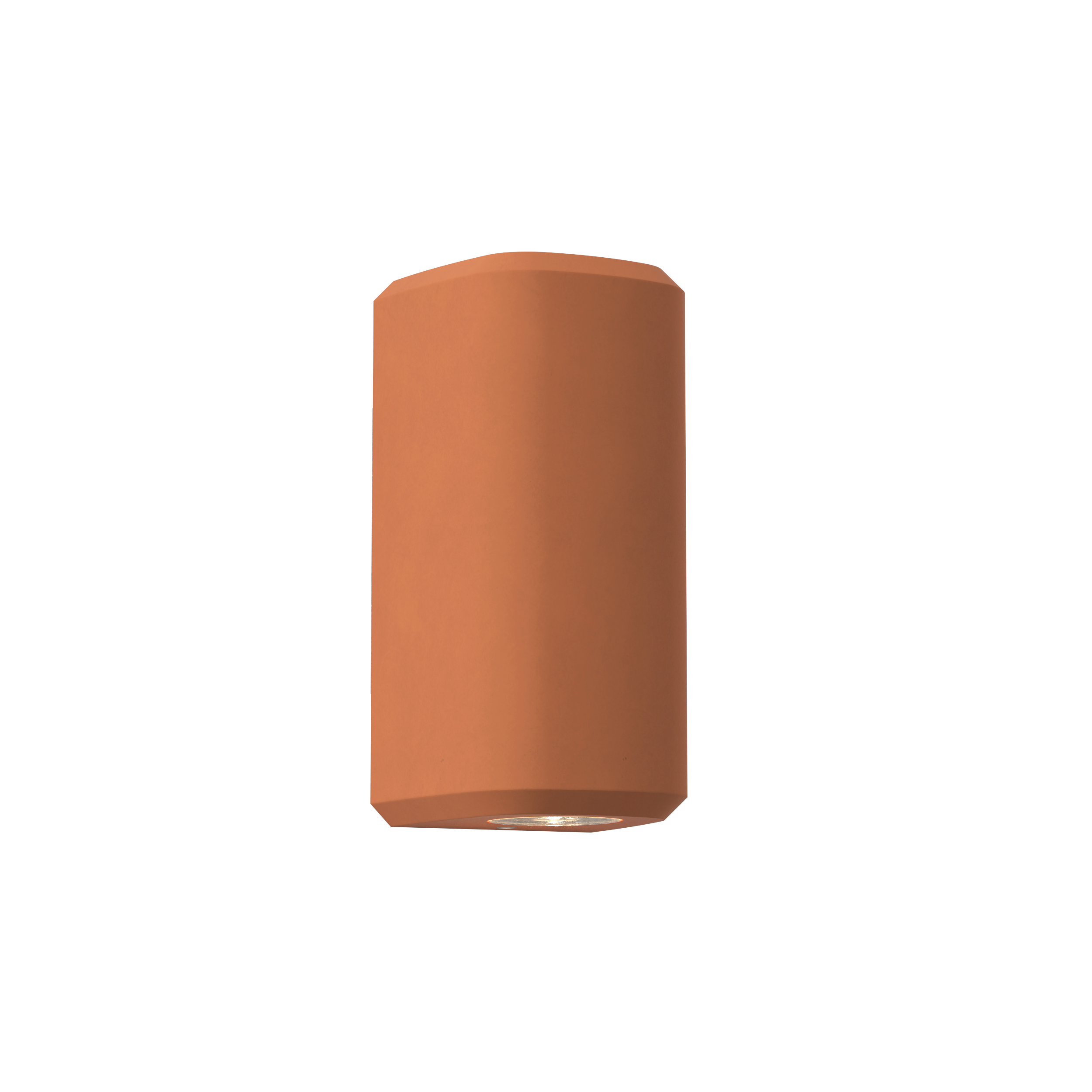 1513014 Brixham Outdoor Twin Wall Light Terracotta Concrete