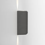 1513016 Brixham Outdoor Twin Wall Light Charcoal Concrete