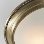 91121 Atlas 2 Light Flush Ceiling Light Brass