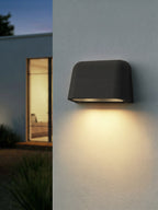 1317031 Mast Outdoor Twin Wall Light Charcoal Concrete